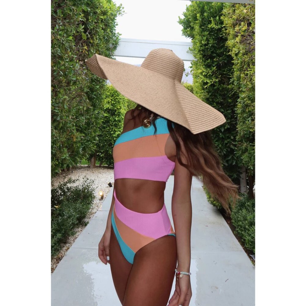 NWT Joyce One Piece in Crush Colorblock